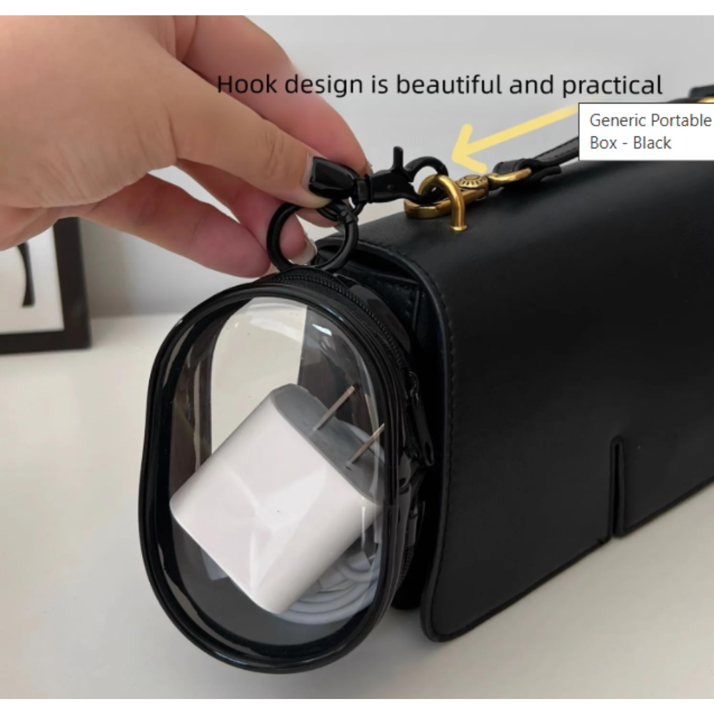 Portable Transparent Waterproof Zipper Pouch β Compact & Multi-Function Organizer