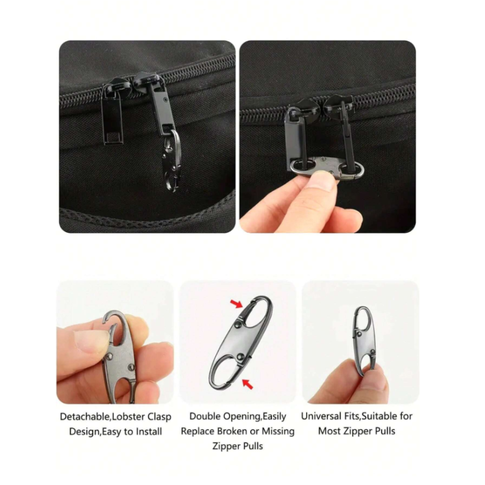 4Pcs Double S-Shaped Small Carabiner Clips – Secure, Durable & Multi-Purpose!
