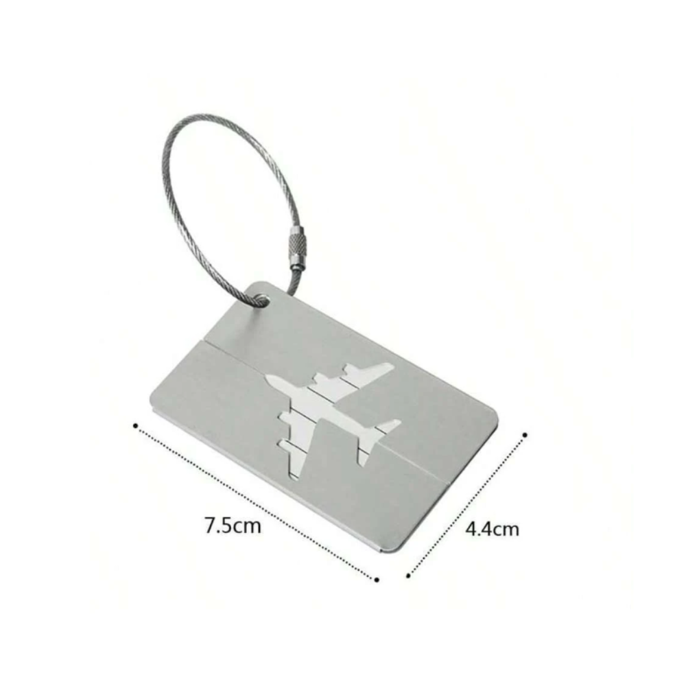 Aluminium Luggage Tag – Secure & Stylish Travel Companion
