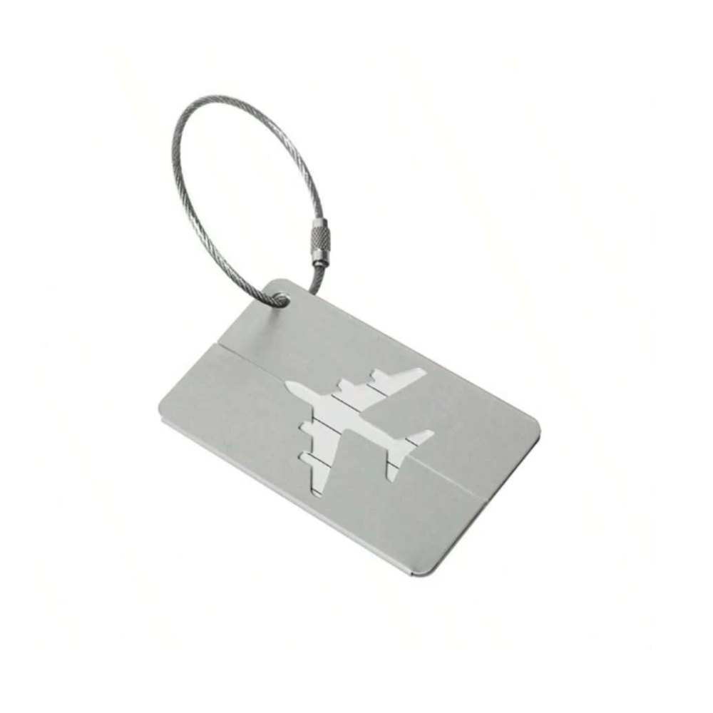 Aluminium Luggage Tag – Secure & Stylish Travel Companion