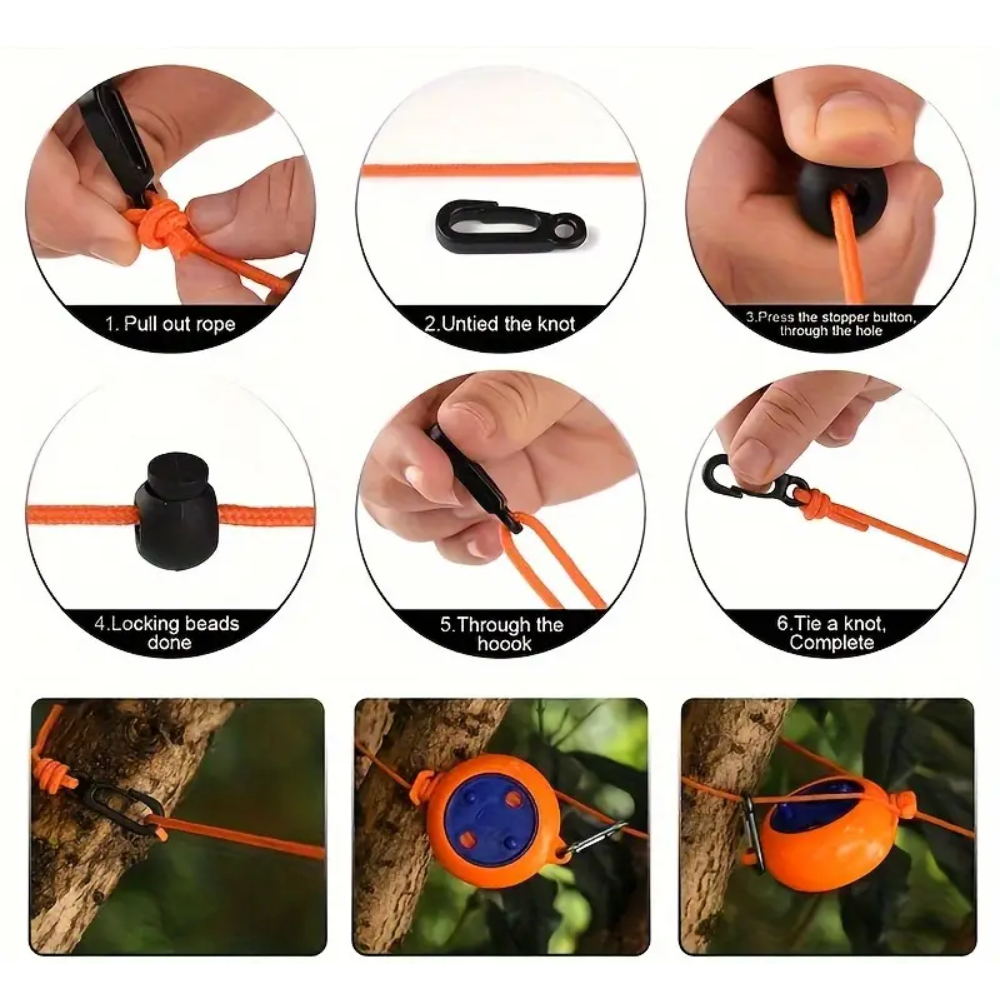 10m Retractable Clothesline – The Ultimate Space-Saving Drying Solution!