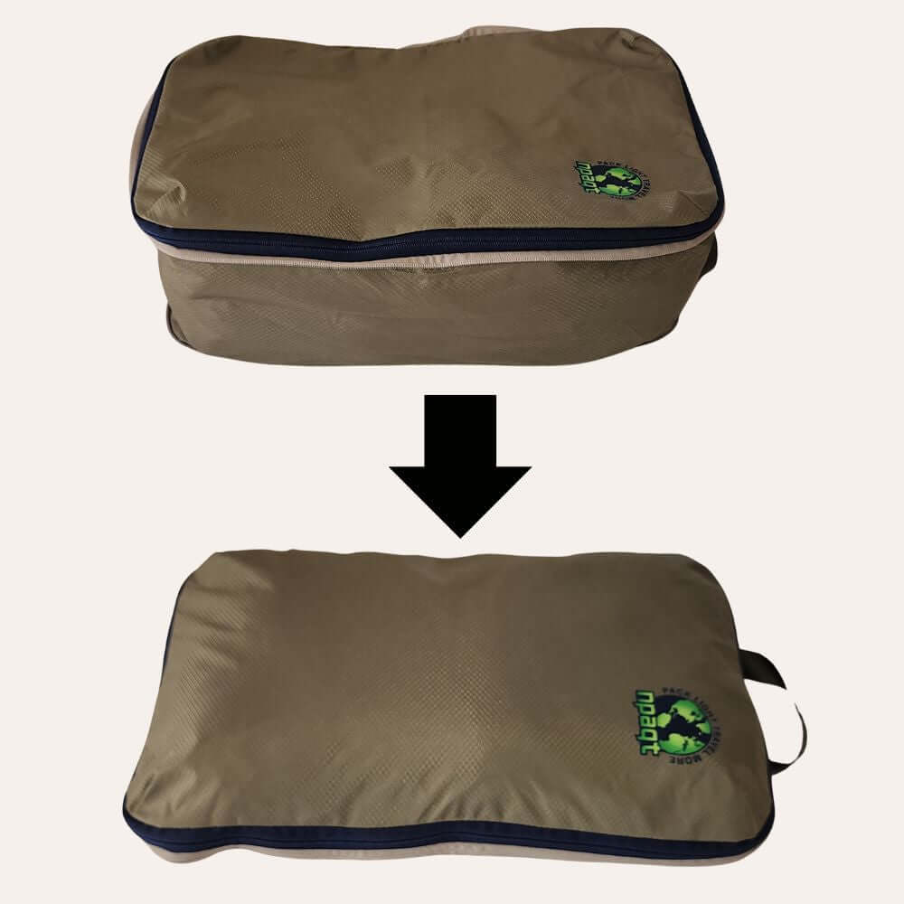 Couple Combo - Compression Packing Cubes and Travel Bottle Set