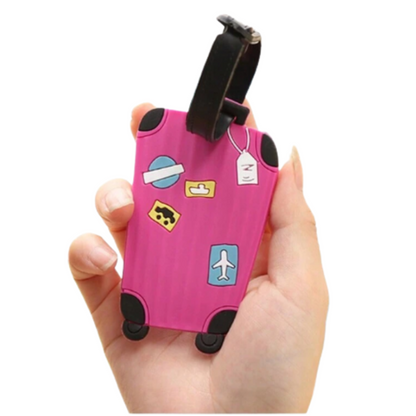 Suitcase-Style Luggage Tags – Waterproof, Durable &amp; Stylish!