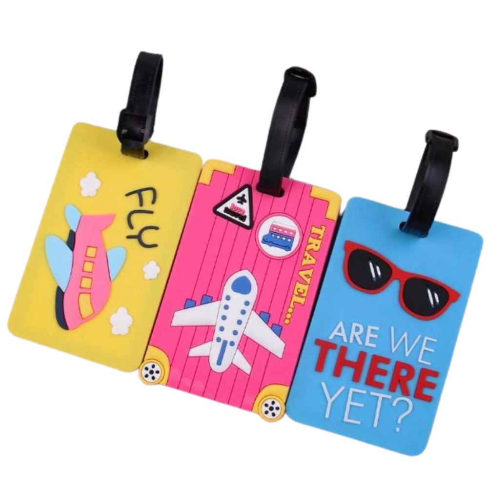 PVC Luggage Tags – Durable, Waterproof & Travel-Ready!