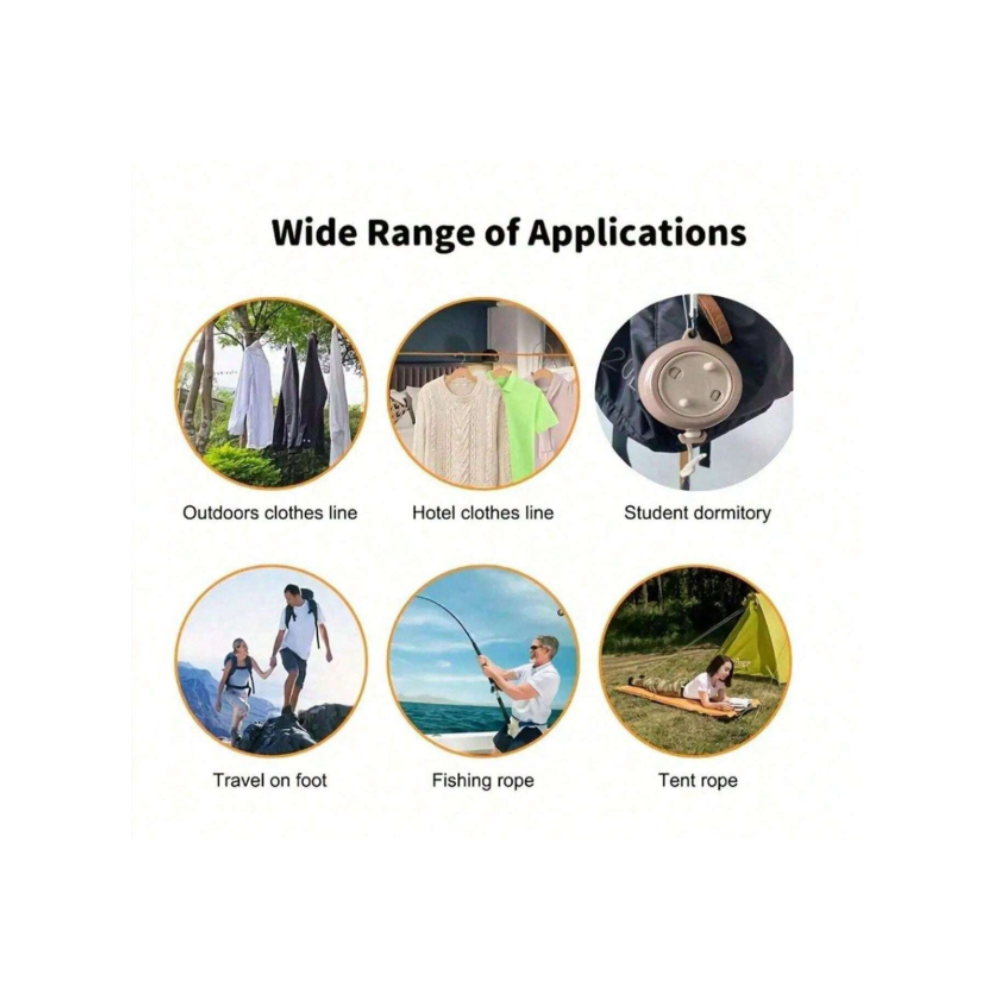 10m Retractable Clothesline – The Ultimate Space-Saving Drying Solution!