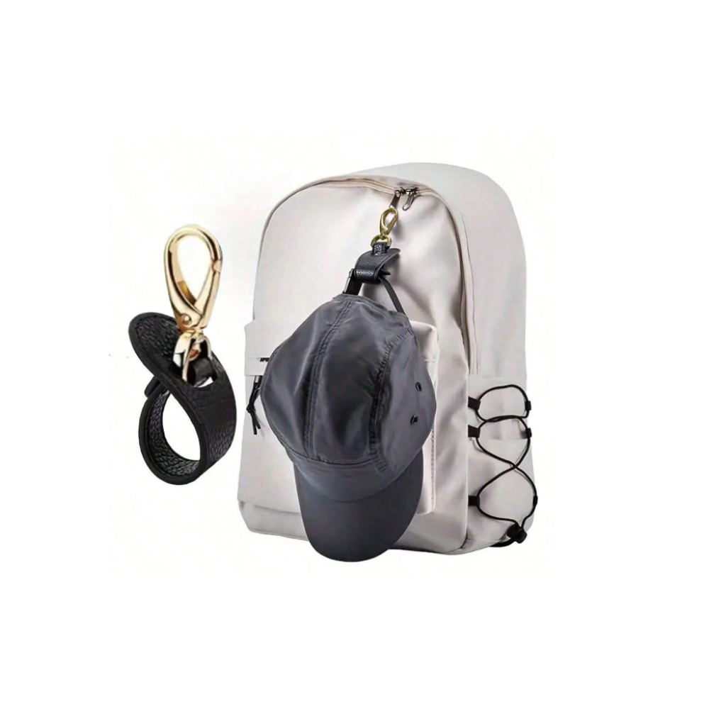 PU Leather Cap Clip – Hands-Free Cap Holder!