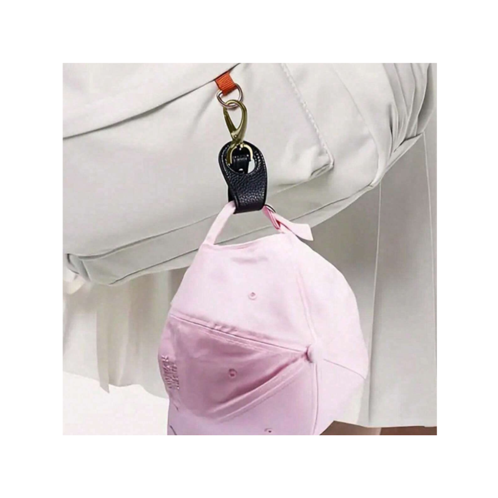 PU Leather Cap Clip – Hands-Free Cap Holder!