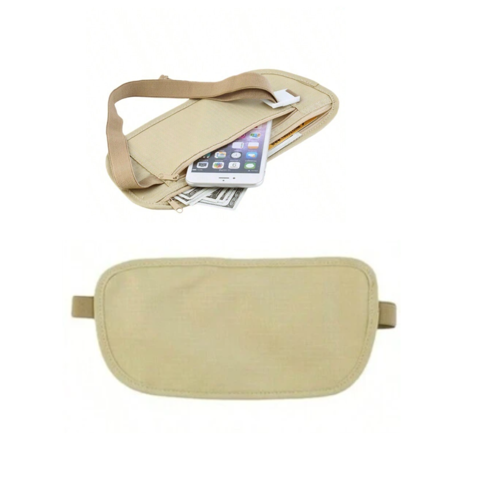 Invisible Travel Pouch – Hidden Security Belt Wallet for Ultimate Protection!