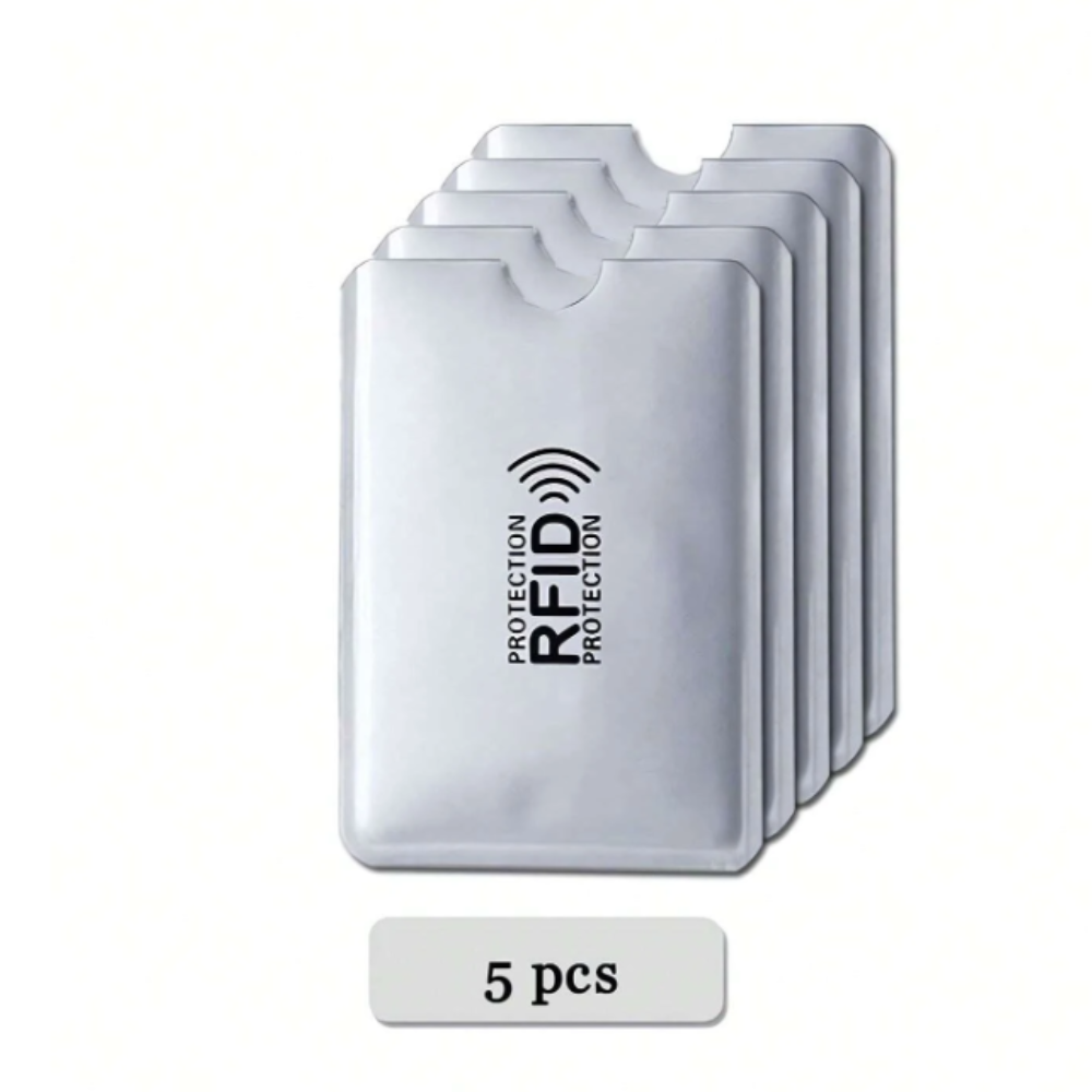 5-Piece RFID Blocking Card Holder – Ultimate Protection for Your Cards!