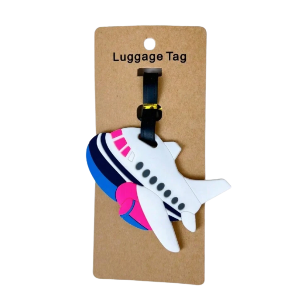 Double-Sided Silicone Luggage Tags – Fun, Durable &amp; Waterproof!