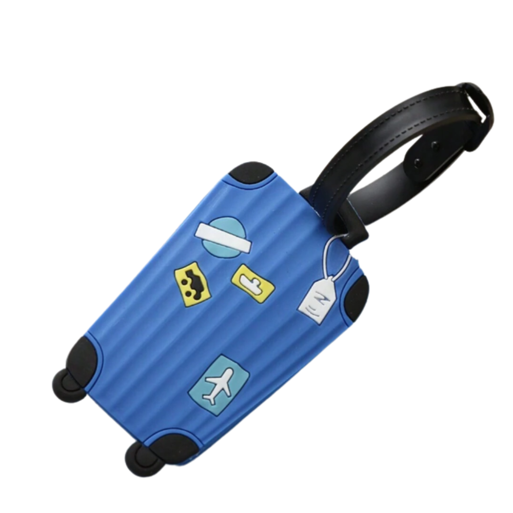 Suitcase-Style Luggage Tags – Waterproof, Durable &amp; Stylish!