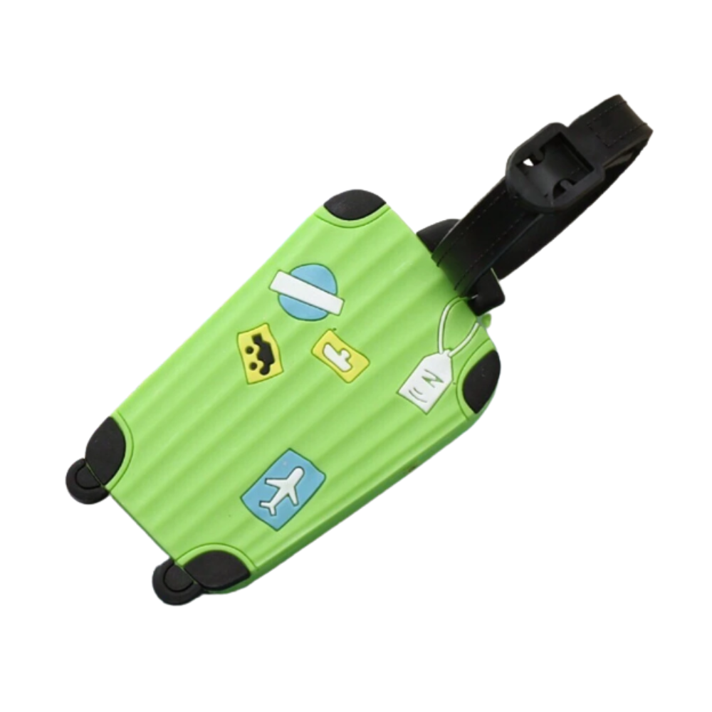 Suitcase-Style Luggage Tags – Waterproof, Durable &amp; Stylish!